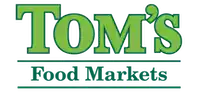 A theme logo of Tom's Food Markets