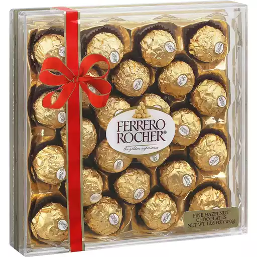 Ferrero Rocher Chocolates Fine Hazelnut Packaged Candy Fairplay Foods