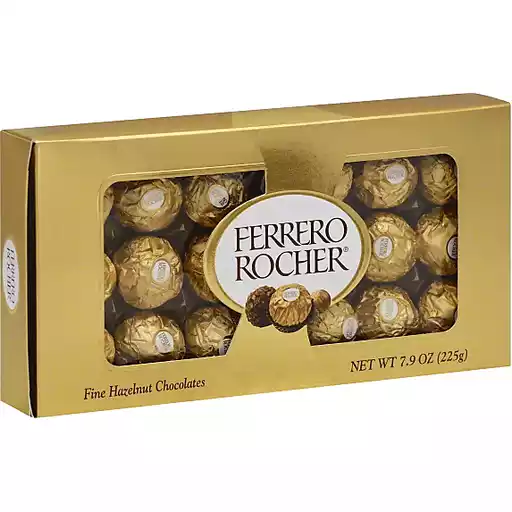 Ferrero Rocher Chocolates Fine Hazelnut Packaged Candy Martin S Super Markets