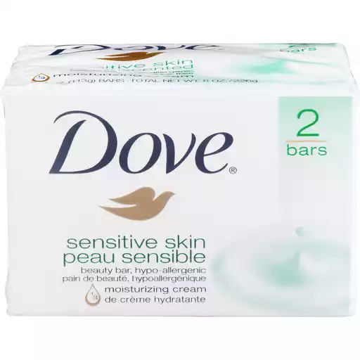 Dove Beauty Bar Hypo Allergenic Unscented Sensitive Skin Bar