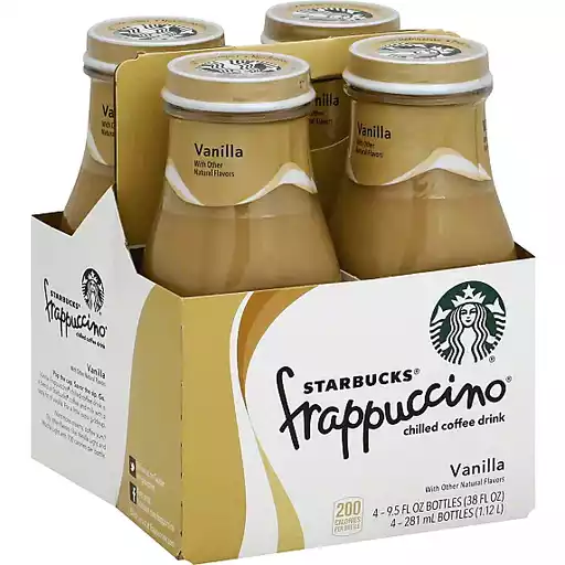 Starbucks Frappuccino Coffee Drink Chilled Vanilla Canned