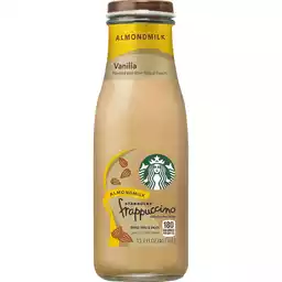 Starbucks Frappuccino Chilled Coffee Drink Almond Milk Vanilla 13 7 Fl Oz Bottle Coffee Sendik S Food Market