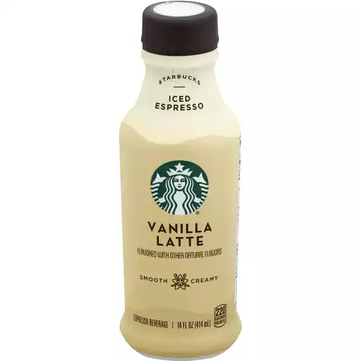 Starbucks Espresso Beverage Vanilla Latte 14 Fl Oz Bottle Coffee
