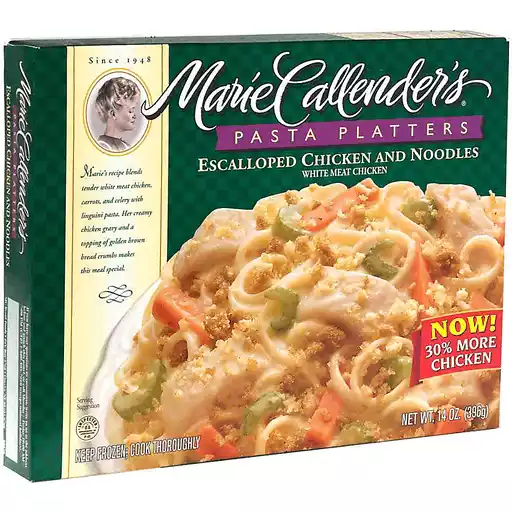 Marie Callenders Pasta Platters Escalloped Chicken And Noodles Frozen Foods Price Cutter