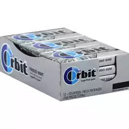 Orbit Gum Sugarfree Freeze Mint Chewing Gum Fairvalue Food Stores