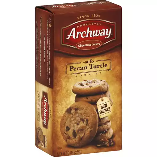 Archway Soft Pecan Turtle Cookies 9 Oz Box Cookies Mt Plymouth