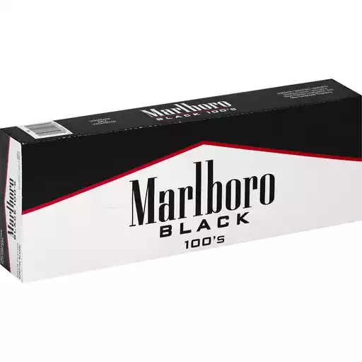 Marlboro Cigarettes Black 100 S Flip Top Box Tobacco Price Cutter
