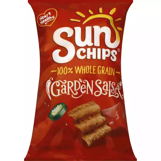 Sun Chips Garden Salsa Flavored Whole Grain Snacks Snacks Chips