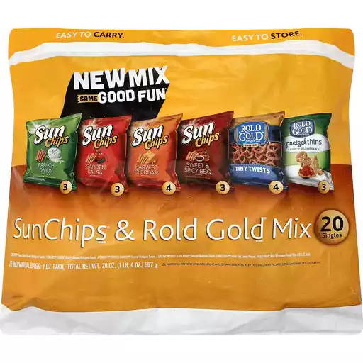 Fritolay 2 Go Sunchips Rold Gold Mix 20 Ct Pretzels Reasor S
