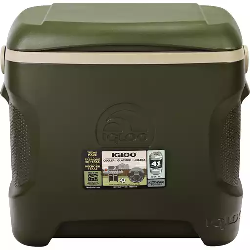 Igloo Cooler Contour Tank Green 30 Quart Shop Price Cutter