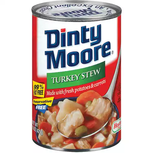Dinty Moore 99 Fat Free Turkey Stew 15 Oz Can Canned Boxed Soups Foodtown