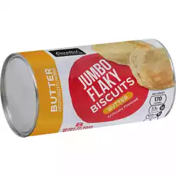 Essential Everyday Biscuits Jumbo Flaky Butter Flavor Ready To Bake Biscuits Martin S Super Markets