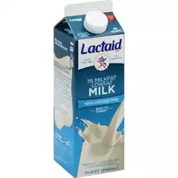 Lactaid 1 Milkfat Lowfat 100 Lactose Free Milk 1 Qt Carton Lactose Free Sun Fresh