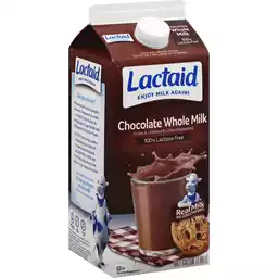 Lactaid 100 Lactose Free Chocolate Milk 0 5 Gal Carton Lactose Free Needler S Fresh Market