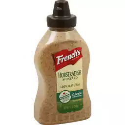 French S Deli Mustard With Horseradish 12 Oz Squeeze Bottle Mustard Chief Markets