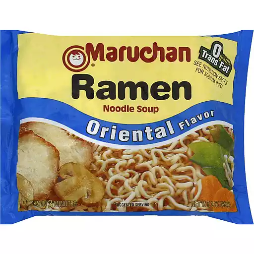 Maruchan Soup Ramen Noodle Oriental Flavor Asian Rice Noodles Northland Food
