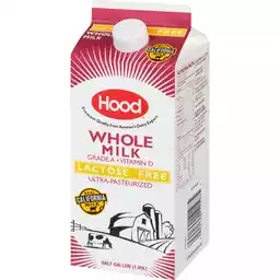 Hood Lactose Free Whole Milk 0 5 Gal Carton Buehler S