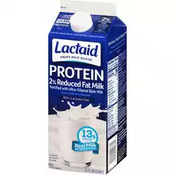Lactaid Protein 100 Lactose Free 2 Reduced Fat Milk 52 Fl Oz Carton Milk Cream Roth S
