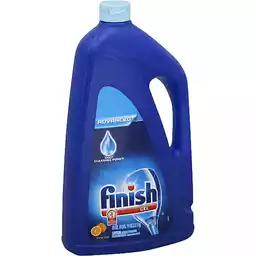 Finish Orange Scent Gel Automatic Dishwasher Detergent 75 Oz Squeeze Bottle Stain Remover Softener Clements