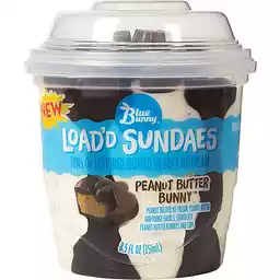 Blue Bunny Load D Sundaes Ice Cream Soft Peanut Butter Bunny Shop 99 Ranch Market