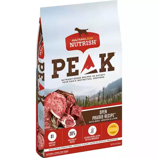 Rachael Ray Nutrish Peak Natural Food For Doge Open Range Recipe With Beef Venison Lamb Dog Food Yoder S Country Market