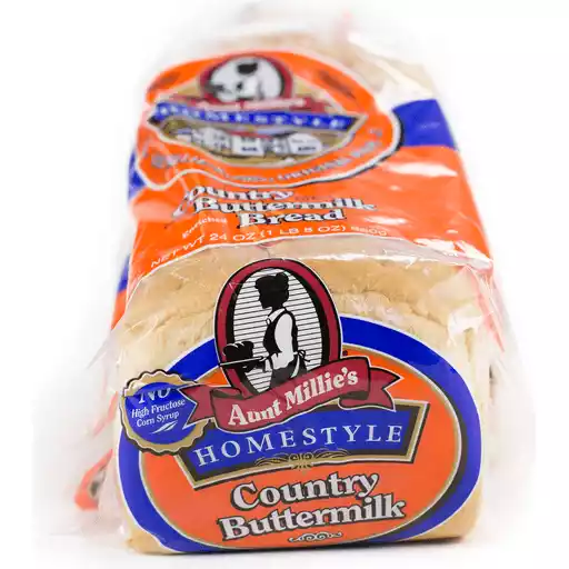 Aunt Millie S Bread Enriched Country Buttermilk Homestyle White Sourdough Bread Fairplay Foods