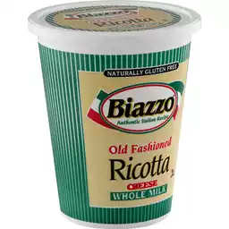 Biazzo Old Fashioned Ricotta Cheese Whole Milk Shop Rastelli Market Fresh