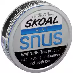 Skoal Smokeless Tobacco Mint Snus Chewing Tobacco Market Basket
