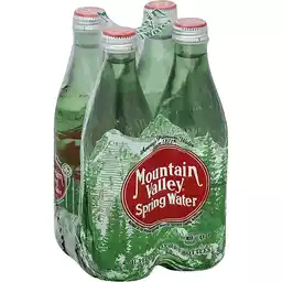 Mountain Valley Spring Water 4 Pack 11 3 Oz Glass Bottles Spring Reasor S