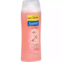 Suave Naturals Wild Cherry Blossom Body Wash 18 Fl Oz Squeeze Bottle Bar Soap Body Wash Superlo Foods