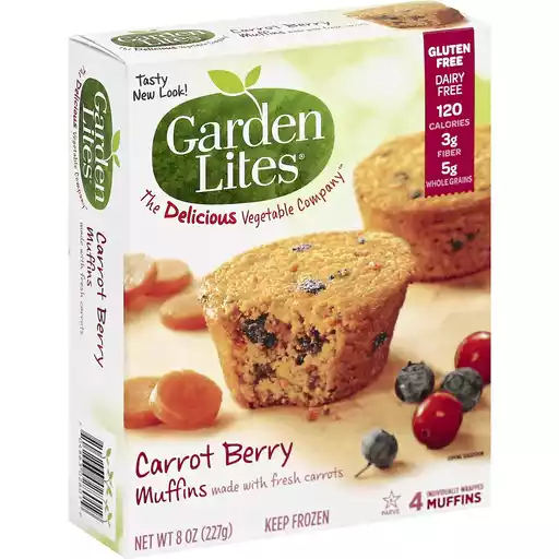Garden Lites Muffins Carrot Berry Individually Wrapped Shop