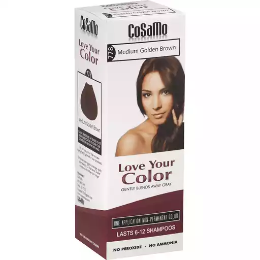 Love Your Color Hair Color Cosamo Non Permanent Med Gold Brown 1 Ct Shop Foodtown