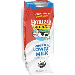 Horizon Organic Lowfat Milk 8 Fl Oz Carton Shop Fairvalue Food Stores