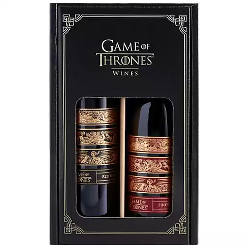 Game Of Thrones Pinot Noir Red Blend Gift Set 2pk 750 Ml