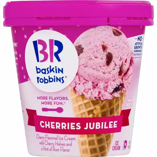 Baskin Robbins Ice Cream Cherries Jubilee Ice Cream Roth S