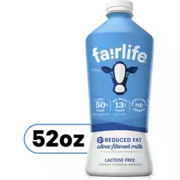 Fairlife Milk 2 Reduced Fat Ultra Filtered 52 Fluid Ounce Bottle 2 Milk Dave S Supermarket