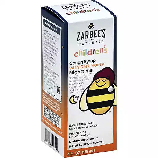 Zarbee S All Natural Children S Nightime Cough Syrup Grape 4