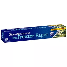 Reynolds Kitchens Freezer Paper, Plastic Coated, 150 Square Feet