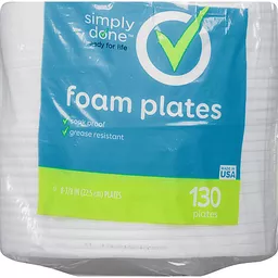 Simply Done Deep Profile Foam Plates