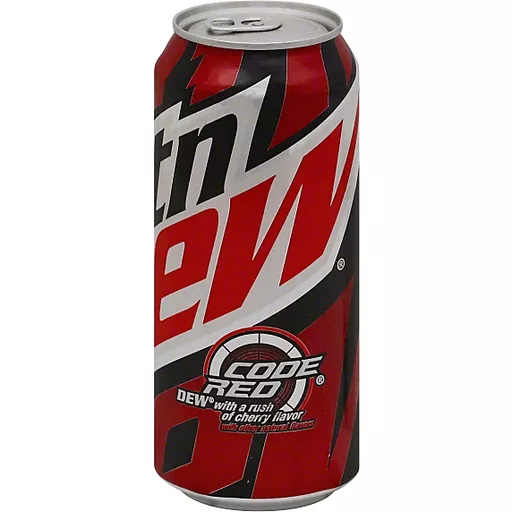 Mtn Dew Code Red Soda Citrus With Cherry 16 Fl Oz Can Ready To Drink Houchen S My Iga