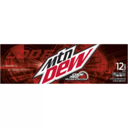 Mountain Dew Code Red Soda Ready To Drink Priceless Foods