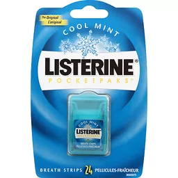 Aardewerk behuizing Interpersoonlijk Listerine® Cool Mint® PocketPaks® Breath Strips 24 ct Pack | Mouthwash |  DeLaune's Supermarket