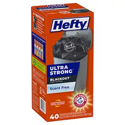 Hefty Ultra Strong Scent Free Tall Kitchen 13 Gallon