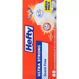 Hefty Ultra Strong Tall Kitchen Trash Bags, Lavender & Sweet Vanilla Scent, 13 Gallon, 80 Count