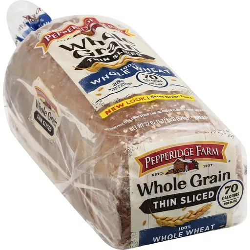 Pepperidge Farm Whole Grain Bread 100 Whole Wheat Thin Sliced Casey S Foods