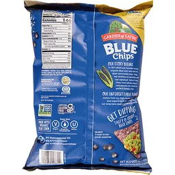 Blue Corn Tortilla Chips No Added Salt - Garden of Eatin