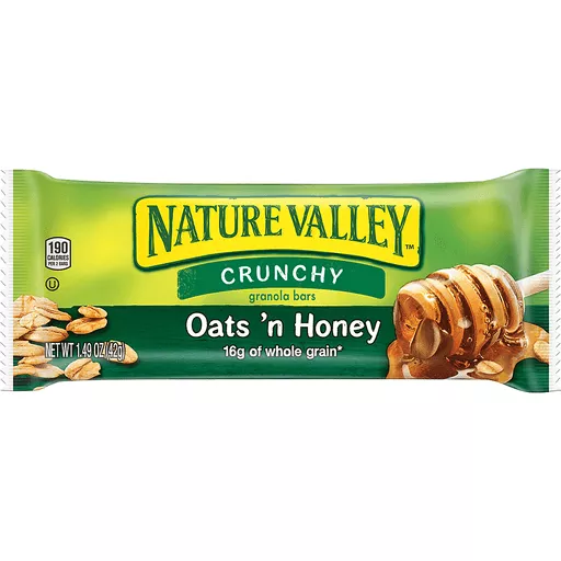 Nature Valley Crunchy Granola Bar Oats N Honey Cereal Village Market Waterbury