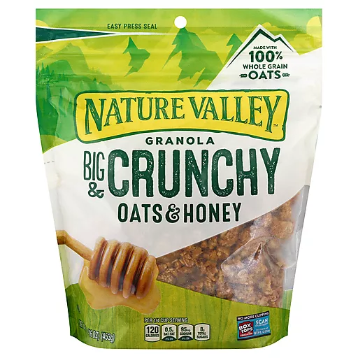 Nature Valley Granola Crunch Clusters Oats N Honey 16 Oz Cereal Remke Markets