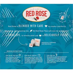 Save on Red Rose Bright & Refreshing Original Black Tea Bags Order
