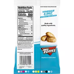 temperament reparatøren nyt år Tom's® Potato Chips, Vinegar And Salt, 1 Oz Snack Bag | Snacks, Chips &  Dips | Quality Foods